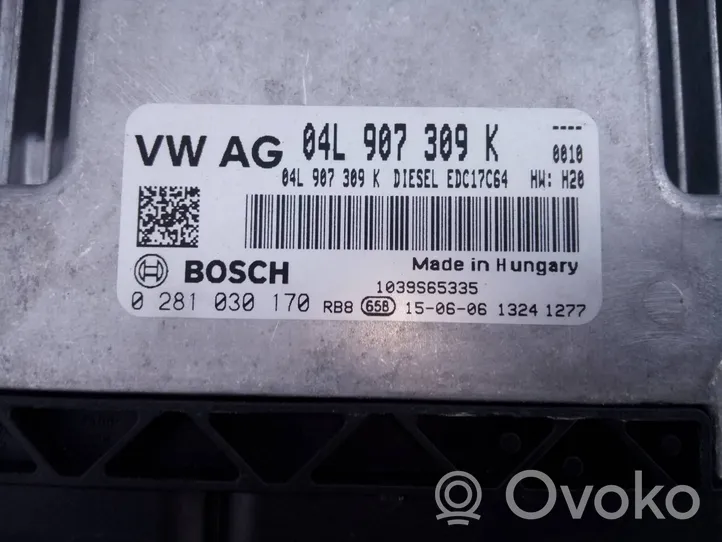 Volkswagen Tiguan Sterownik / Moduł ECU 04L907309K