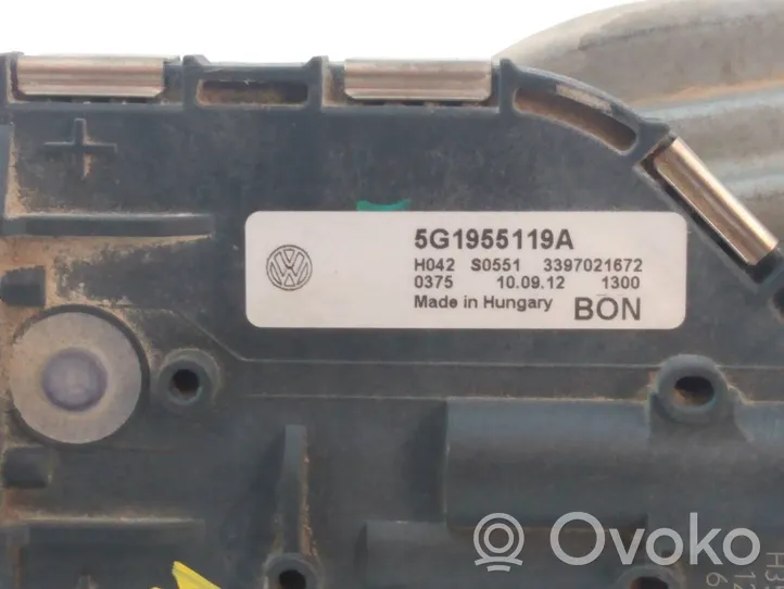 Volkswagen Golf VII Mechanizm i silniczek wycieraczek szyby przedniej / czołowej 3397021672