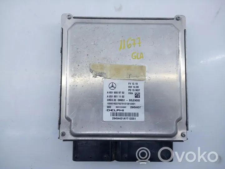 Mercedes-Benz GLA W156 Centralina/modulo del motore A6519009702