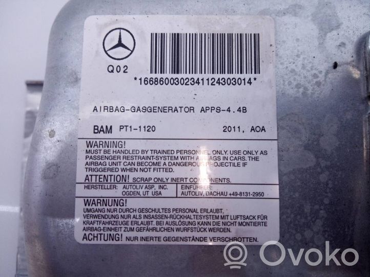 Mercedes-Benz ML AMG W166 Airbag de passager 