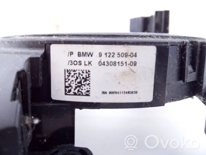 BMW 3 E92 E93 Turvatyynyn liukurenkaan sytytin (SRS-rengas) 912250904