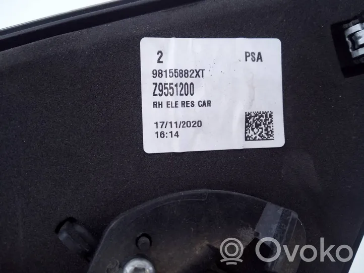 Opel Vivaro Espejo lateral eléctrico de la puerta delantera 98155882XT