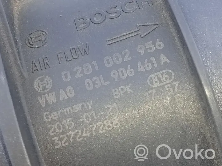 Volkswagen Tiguan Przepływomierz masowy powietrza MAF 03L906461A