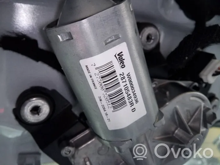 Renault Zoe Moteur d'essuie-glace arrière 287105483R