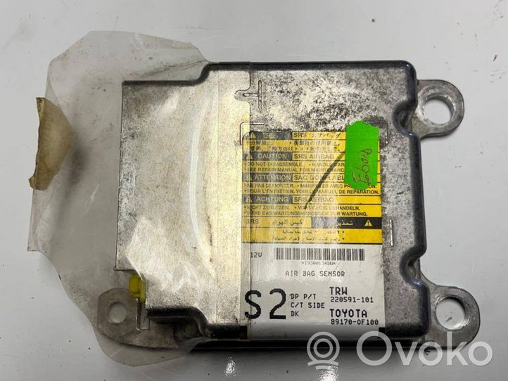 Toyota Corolla Verso AR10 Module de contrôle airbag 891700F100