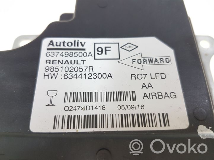 Renault Talisman Module de contrôle airbag 985102057R