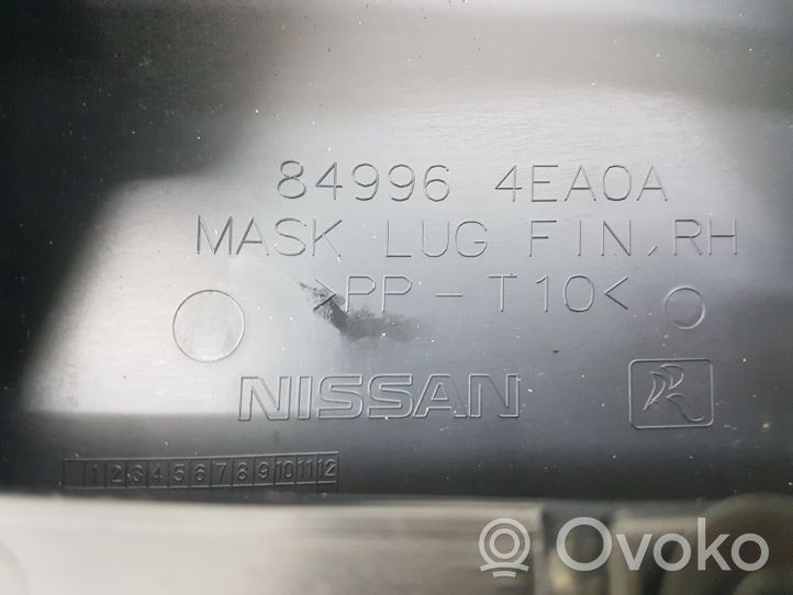 Nissan Qashqai Rivestimento inferiore laterale del sedile posteriore 849504EA1A