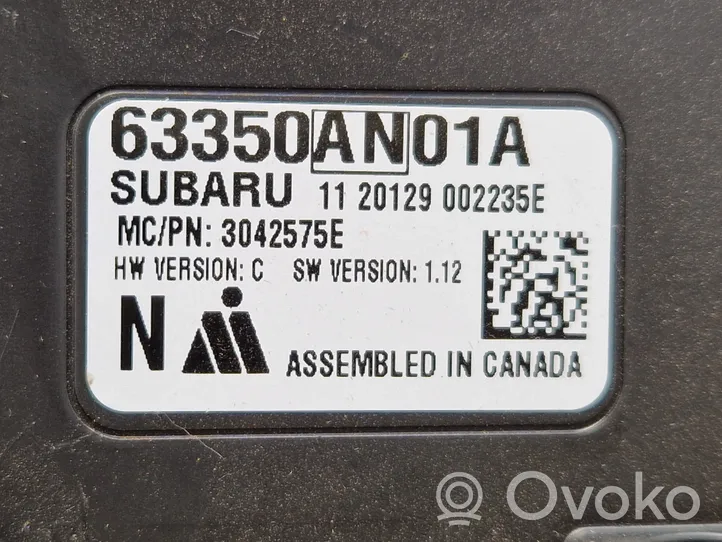 Subaru Outback (BT) Centralina/modulo portellone/bagagliaio 63350AN01A