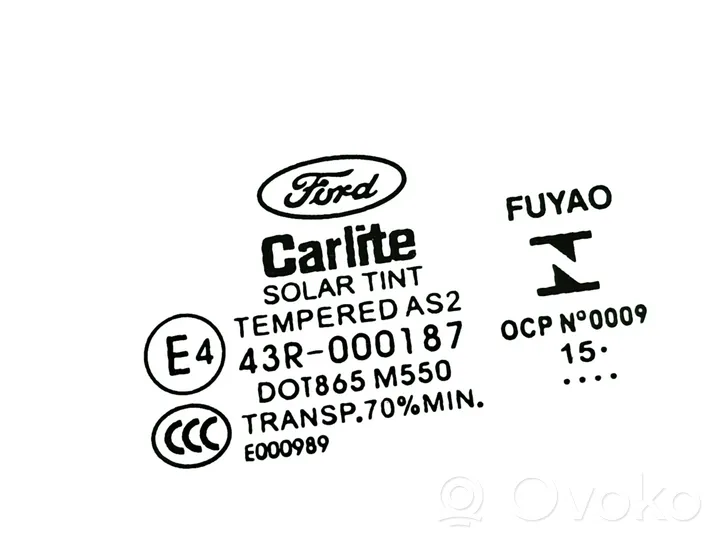 Ford Fusion II Vetro del deflettore della portiera anteriore - quattro porte DS73F21401