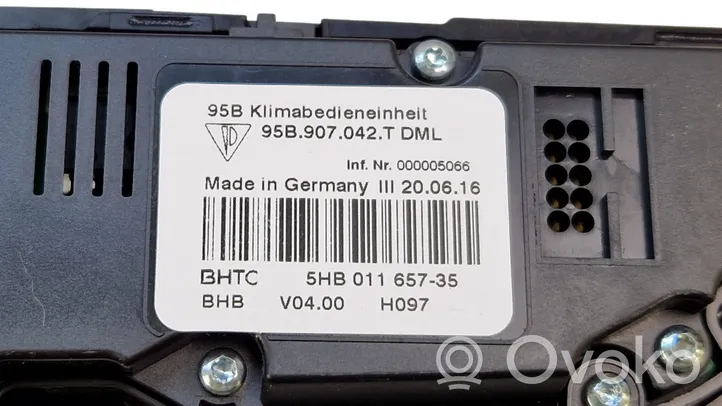 Porsche Macan Climate control unit 95B907040AH