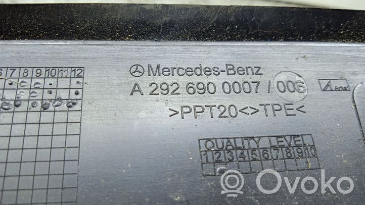 Mercedes-Benz GLE (W166 - C292) Osłona pasa bagażnika A2926900007