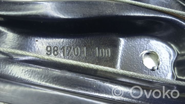 Mercedes-Benz C AMG W204 Takaikkunan nostomekanismi ilman moottoria 981701100