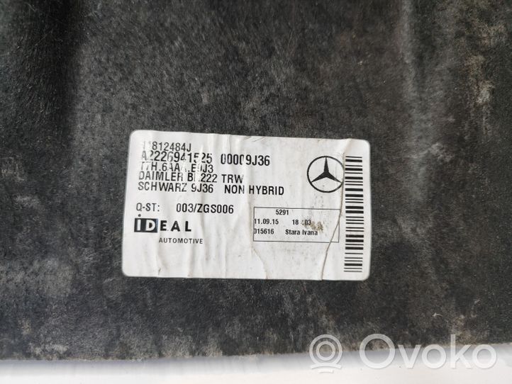 Mercedes-Benz S W222 Keskikonsolin takasivuverhoilu A2226941525