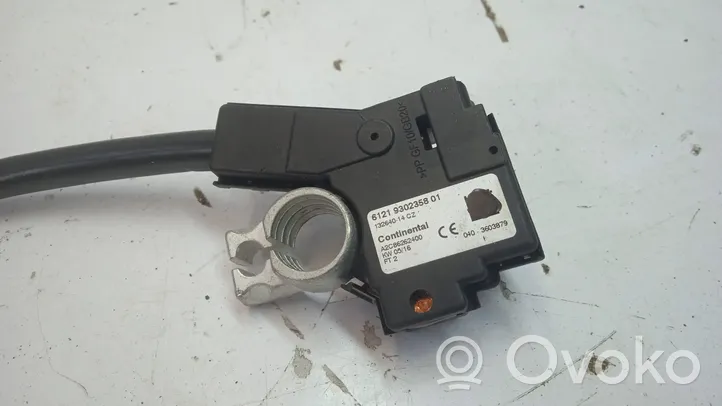 BMW 6 F12 F13 Câble négatif masse batterie 9302358