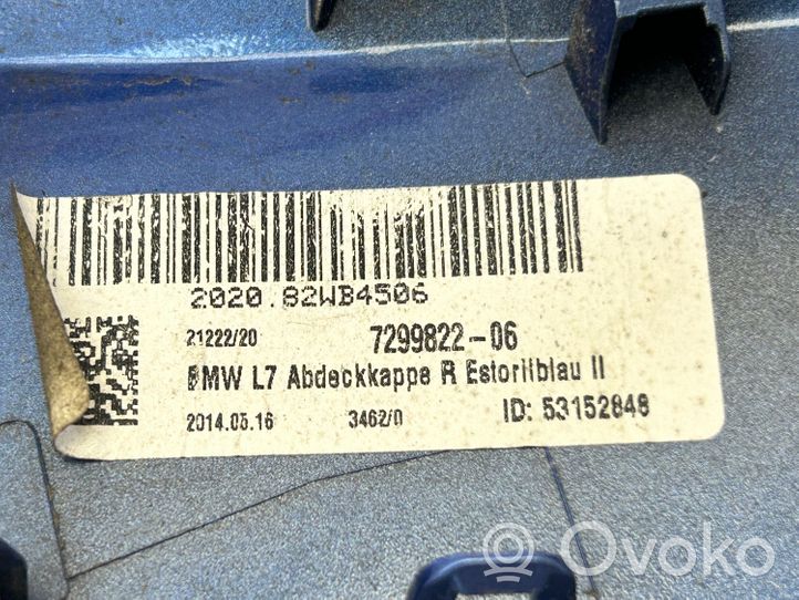 BMW 3 F30 F35 F31 Veidrodėlio plastikinė apdaila 53152849