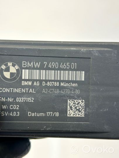 BMW 4 F36 Gran coupe Moduł / Sterownik fotela 7490465