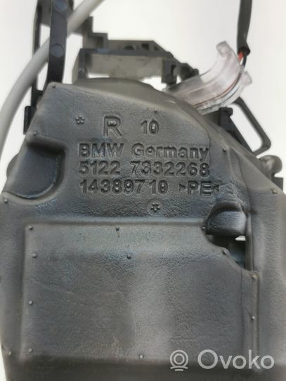 BMW 3 F30 F35 F31 Support extérieur, poignée de porte arrière 7332268