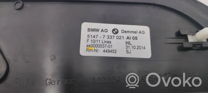 BMW 5 F10 F11 Kynnysverhoilusarja (sisä) 7337017