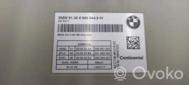 BMW 5 G30 G31 Module de commande de siège 6995944