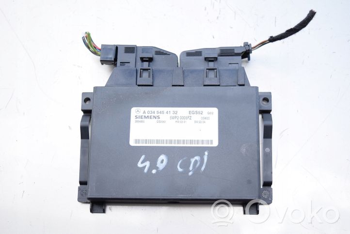 Mercedes-Benz E W211 Module de contrôle de boîte de vitesses ECU 0345454132