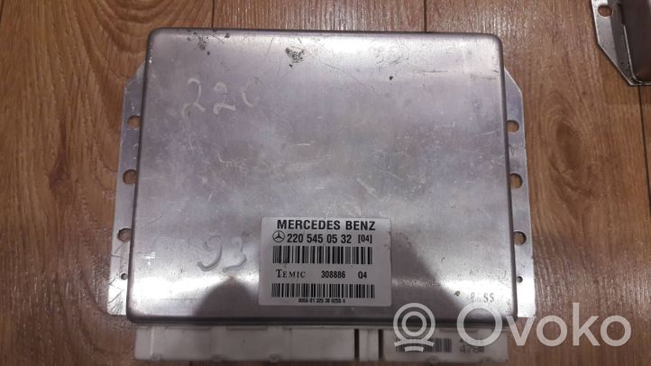 Mercedes-Benz S W220 Air suspension control unit module (rear) 2205450532