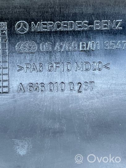 Mercedes-Benz E W211 Copri motore (rivestimento) A6460100267