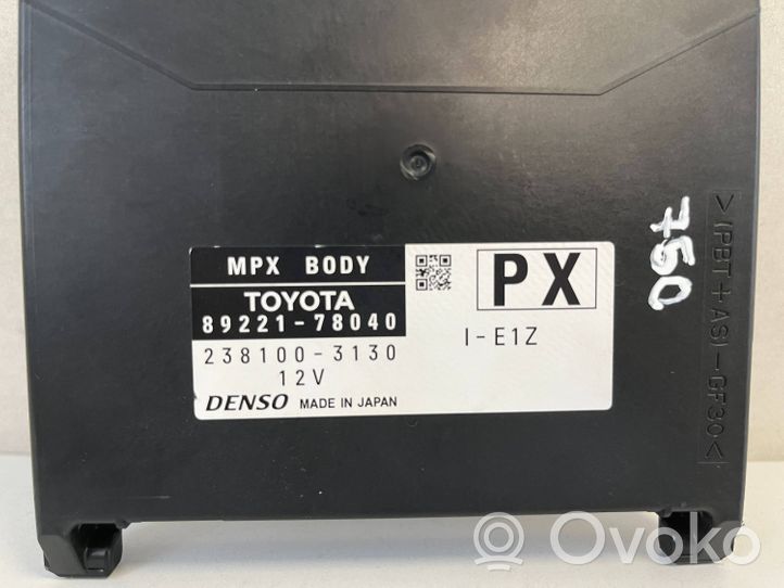 Lexus NX Muut ohjainlaitteet/moduulit 89221-78040
