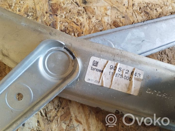 Opel Vectra B Elektryczny podnośnik szyby drzwi przednich 90512643