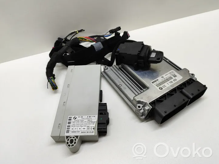 BMW 5 E60 E61 Aizdedzes ECU komplekts 7799856