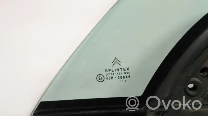 Citroen C3 Pluriel Pagrindinis priekinių durų stiklas (keturdurio) 