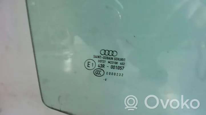 Audi A3 S3 A3 Sportback 8P Rear door window glass 