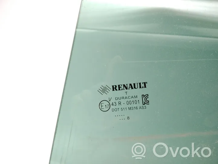 Renault Clio IV Rear door window glass 