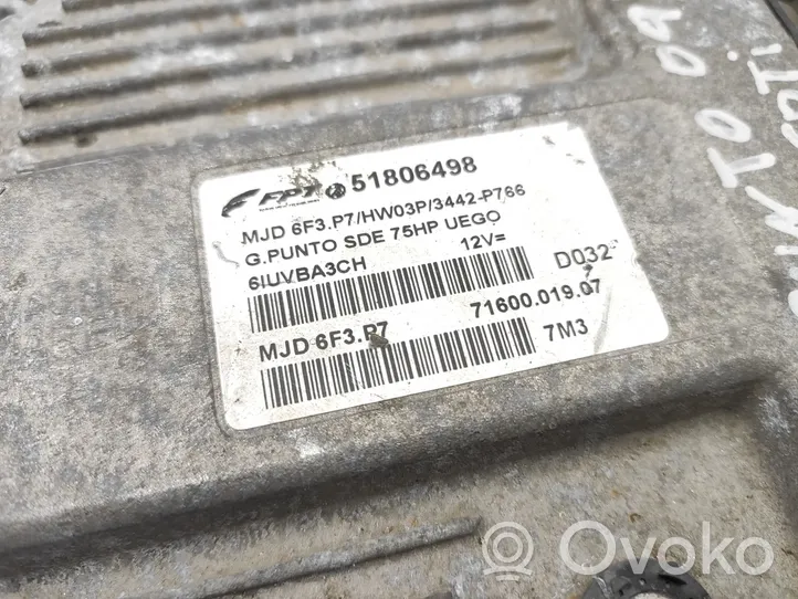 Fiat Grande Punto Sterownik / Moduł ECU 