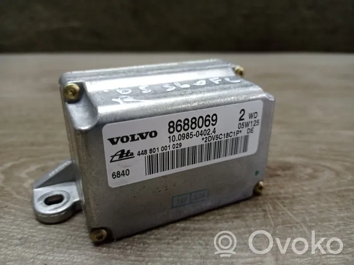 Volvo S60 ESP (elektroniskās stabilitātes programmas) sensors (paātrinājuma sensors) 10098504024