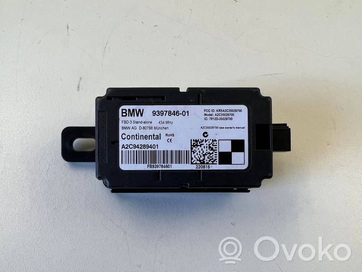 BMW 4 F32 F33 Antenna control unit 9397846