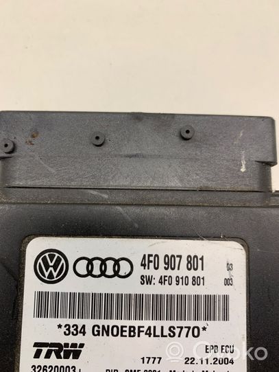 Audi A6 S6 C6 4F Modulo di controllo del freno a mano 4F0907801