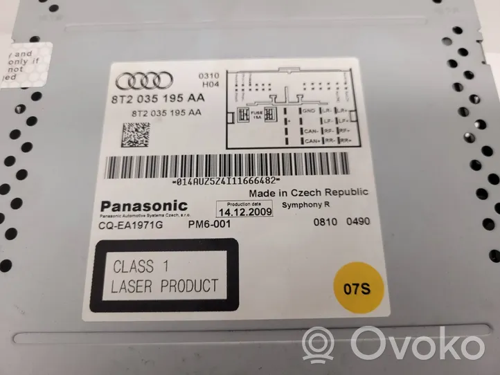 Audi A4 S4 B8 8K Radio / CD/DVD atskaņotājs / navigācija 8T2035195AA