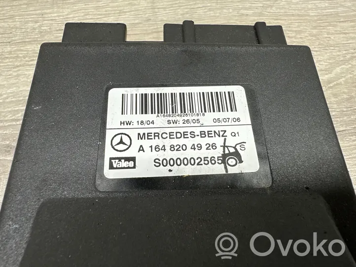 Mercedes-Benz GL X164 Bagažinės dangčio valdymo blokas A1648204926