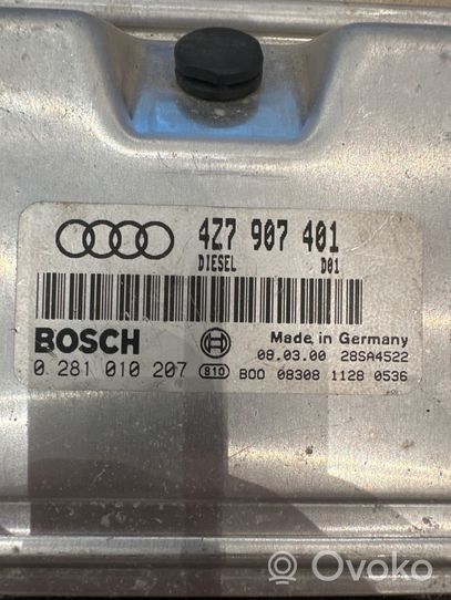 Audi A6 Allroad C5 Moottorin ohjainlaite/moduuli 4Z7907401