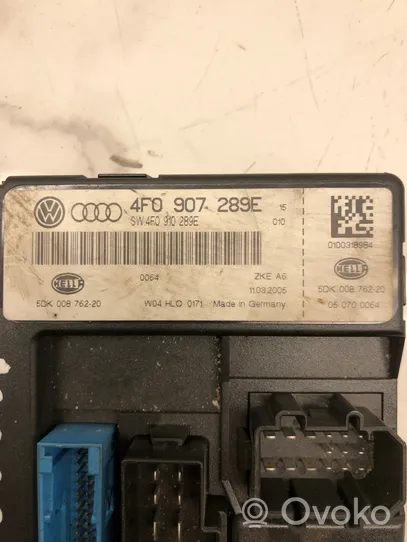 Audi A6 S6 C6 4F Módulo de confort/conveniencia 4F0907289E