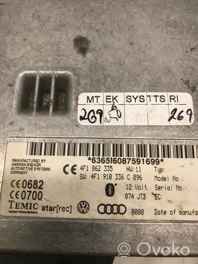 Audi A5 8T 8F Bluetooth modulis 4F1862335