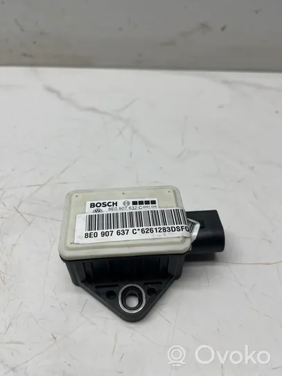 Audi A4 S4 B7 8E 8H ESP (elektroniskās stabilitātes programmas) sensors (paātrinājuma sensors) 8E0907637C