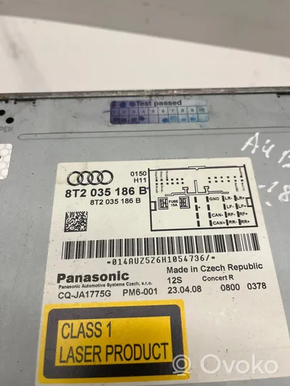 Audi A4 S4 B8 8K Panel / Radioodtwarzacz CD/DVD/GPS 8T2035186B
