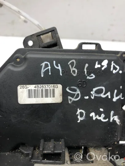 Audi A4 S4 B6 8E 8H Serrure de porte avant 4B2837016G