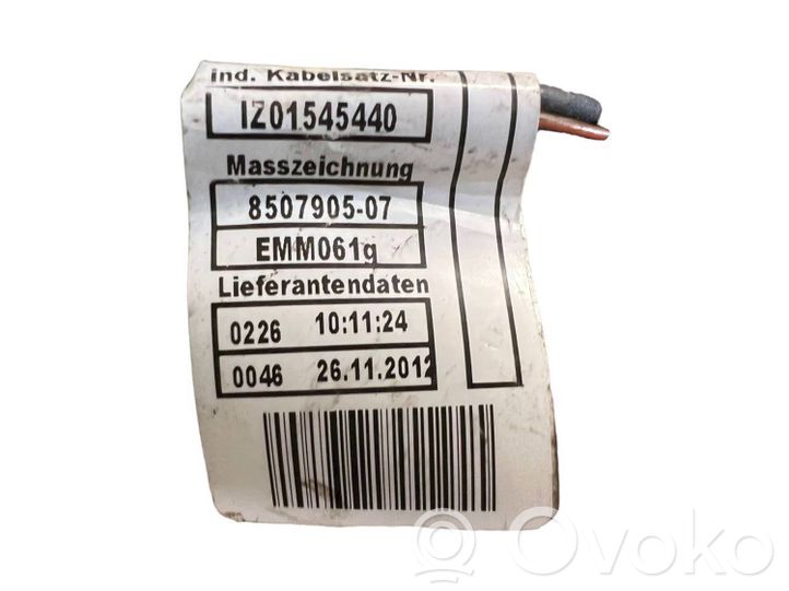 8507905 BMW 3 F30 F35 F31 Engine installation wiring loom, 15.00  