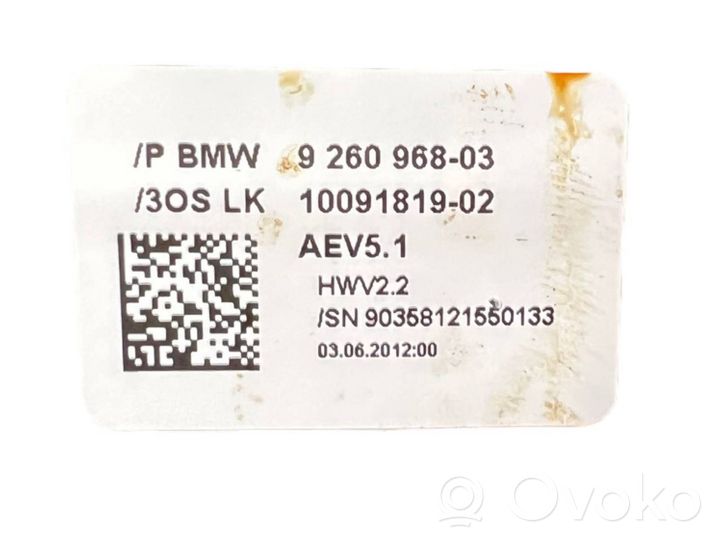 BMW 3 F30 F35 F31 Selettore marce 9260968