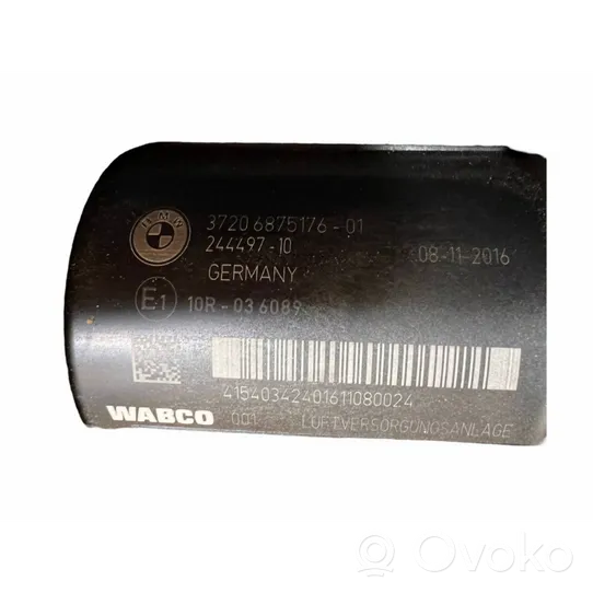 BMW 5 F10 F11 Compressore/pompa sospensioni pneumatiche 6875176