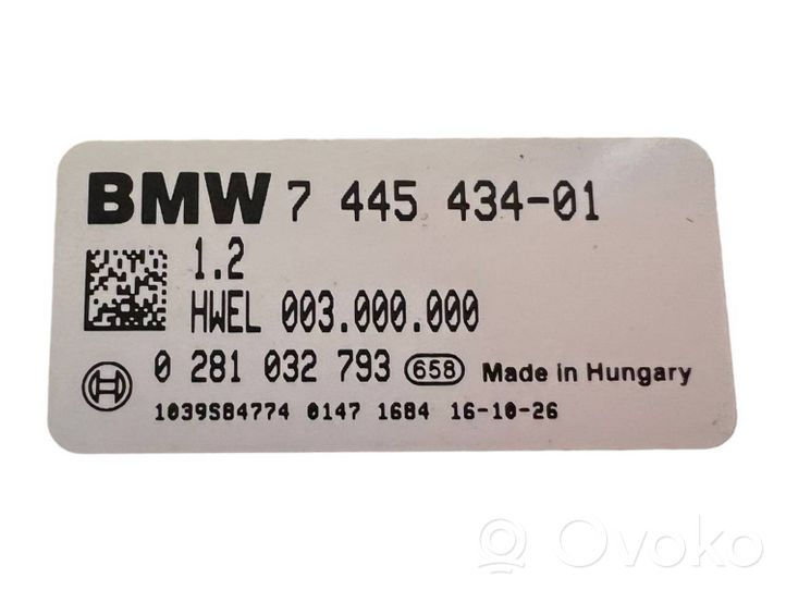 BMW 5 F10 F11 Unidad de control adblue 7445434