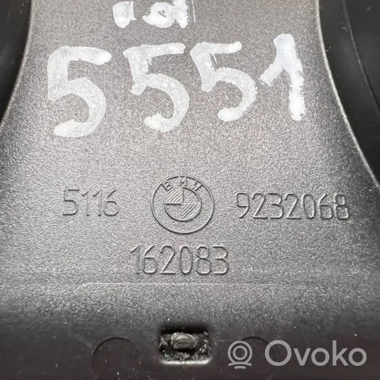 BMW 3 F30 F35 F31 Panel popielniczki przedniej tunelu środkowego 51169232068