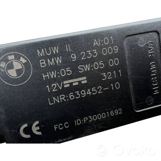 BMW 6 F12 F13 Hälytyksen ohjainlaite/moduuli 9233009